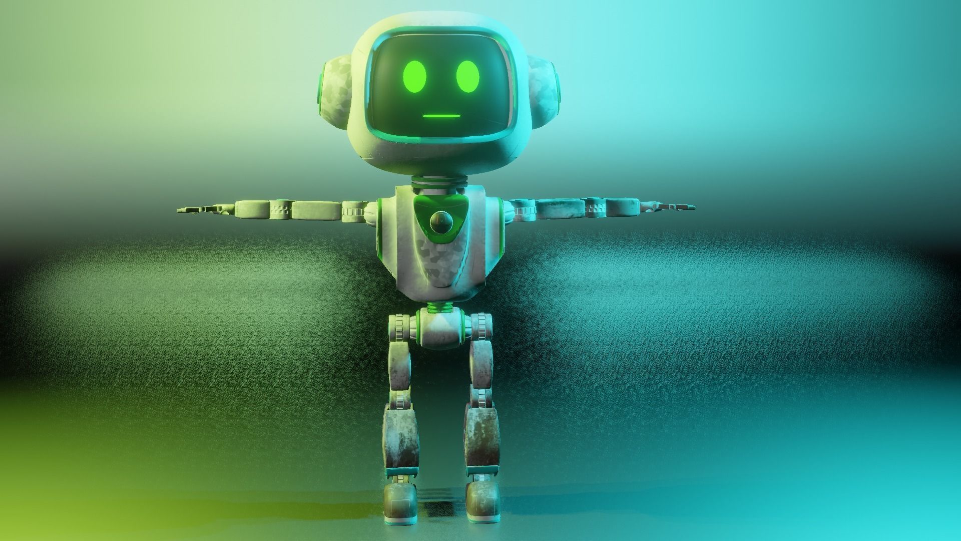 Cute Robot 3D model_9