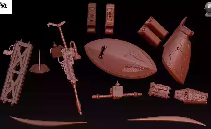 GELGOOG upgrade parts 3D print model