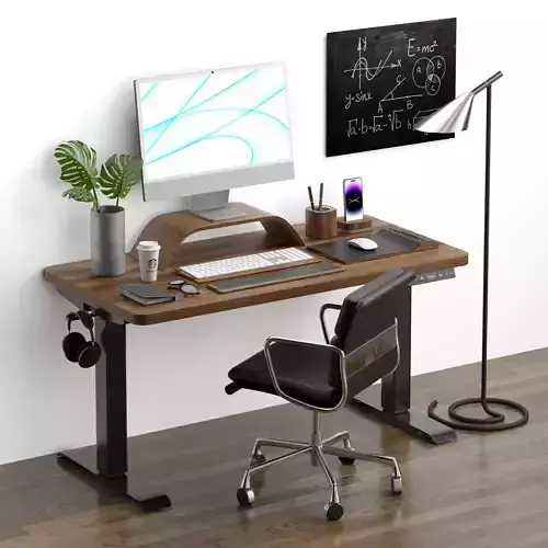 Apple Imac Engineering Work Place Set 3D model