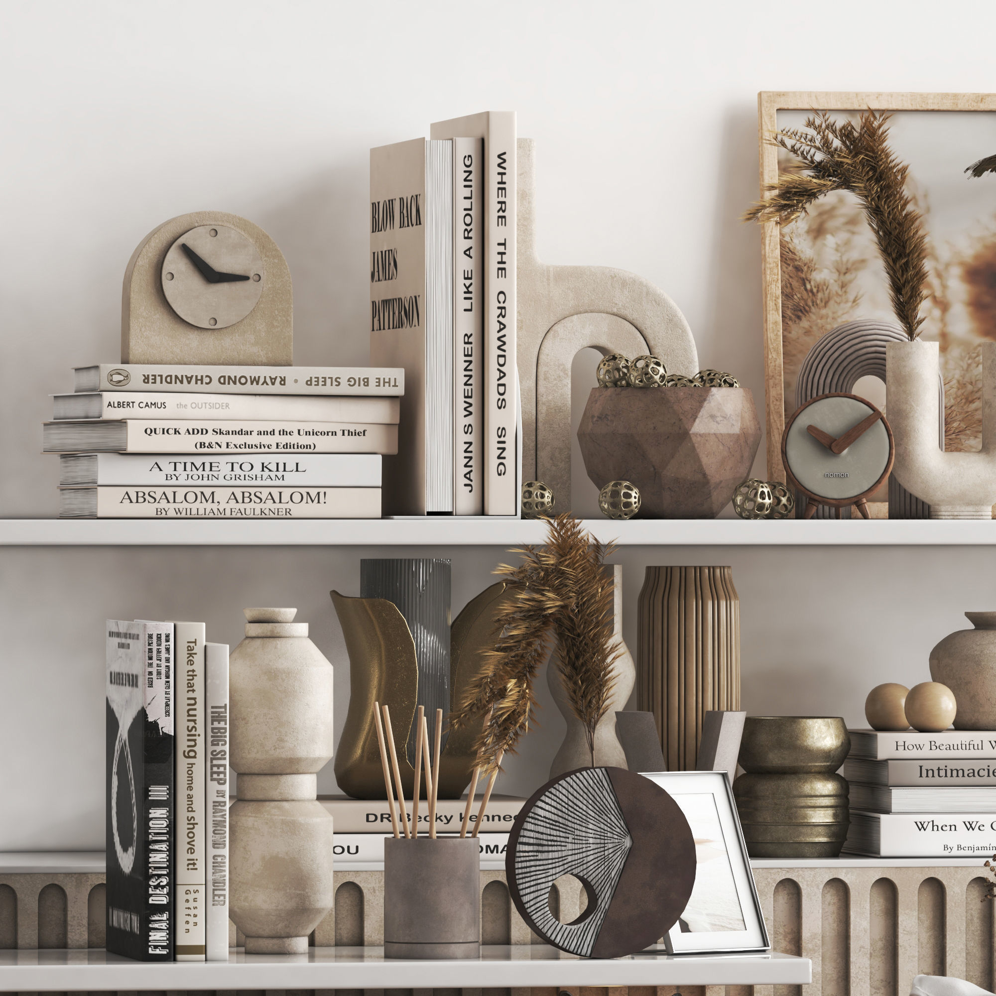 Decorative set 03 3D model_3