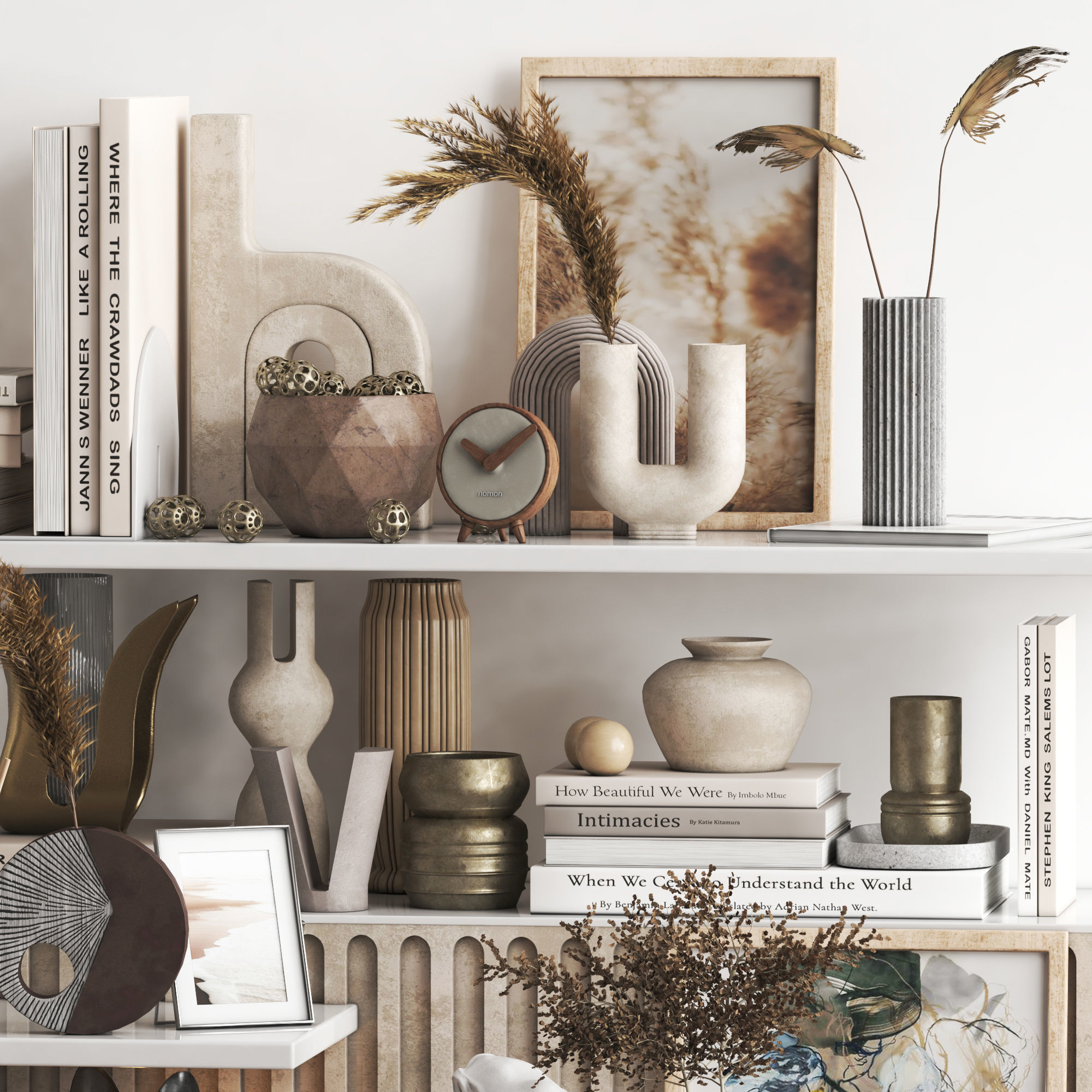 Decorative set 03 3D model_2