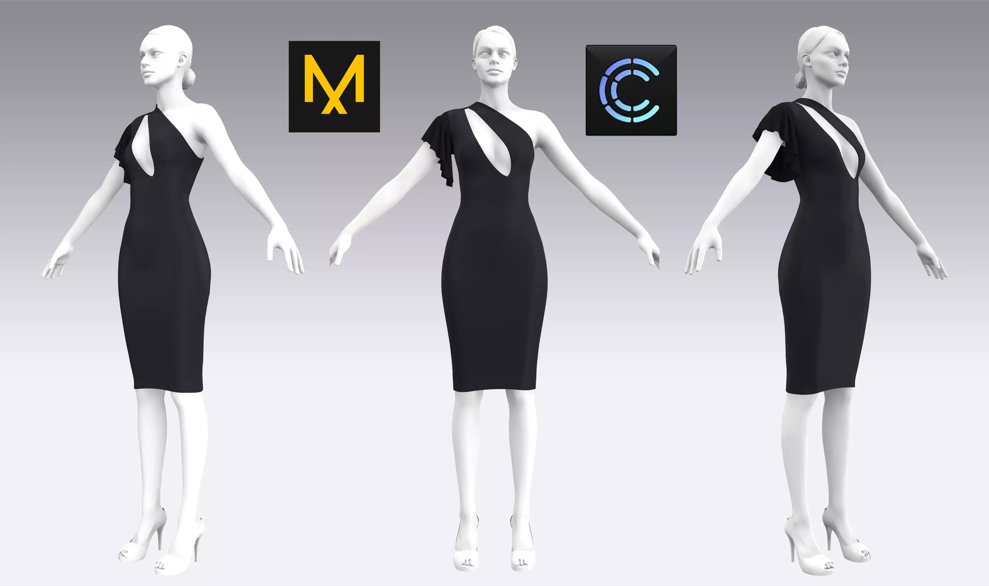 Dress Outfits MD CLO 3D ZPRJ ZPAC project files 3D model_0