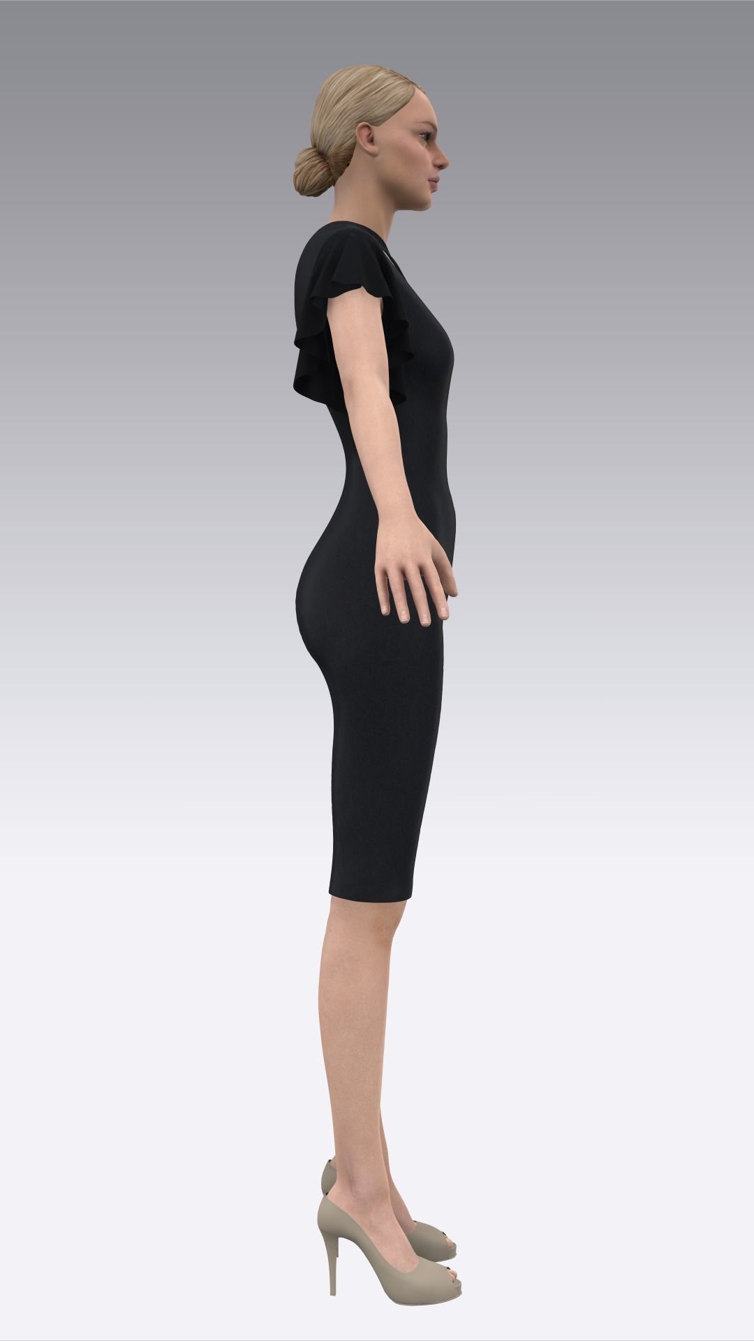 Dress Outfits MD CLO 3D ZPRJ ZPAC project files 3D model_22