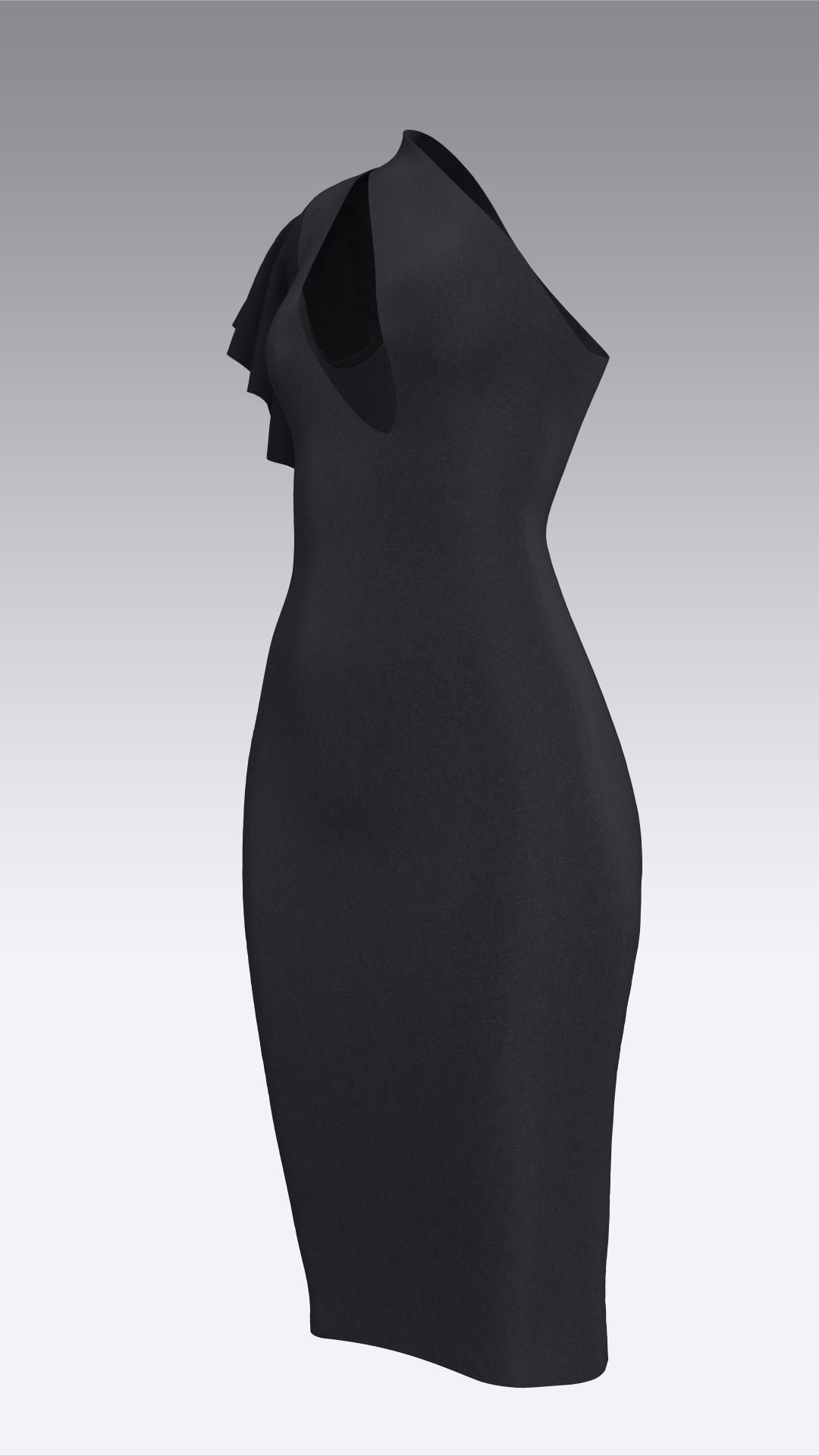 Dress Outfits MD CLO 3D ZPRJ ZPAC project files 3D model_32