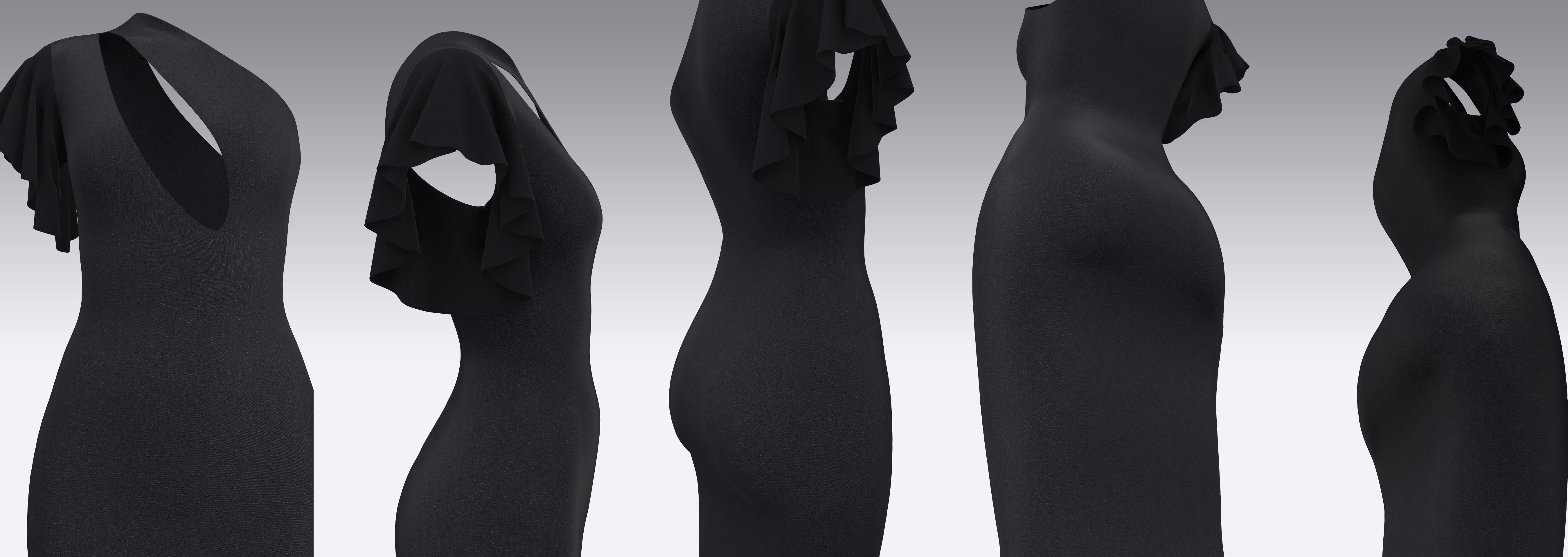 Dress Outfits MD CLO 3D ZPRJ ZPAC project files 3D model_44