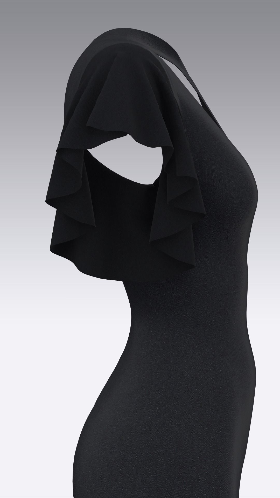 Dress Outfits MD CLO 3D ZPRJ ZPAC project files 3D model_35