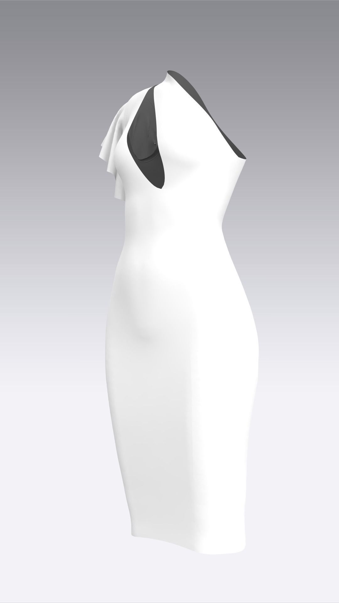Dress Outfits MD CLO 3D ZPRJ ZPAC project files 3D model_9