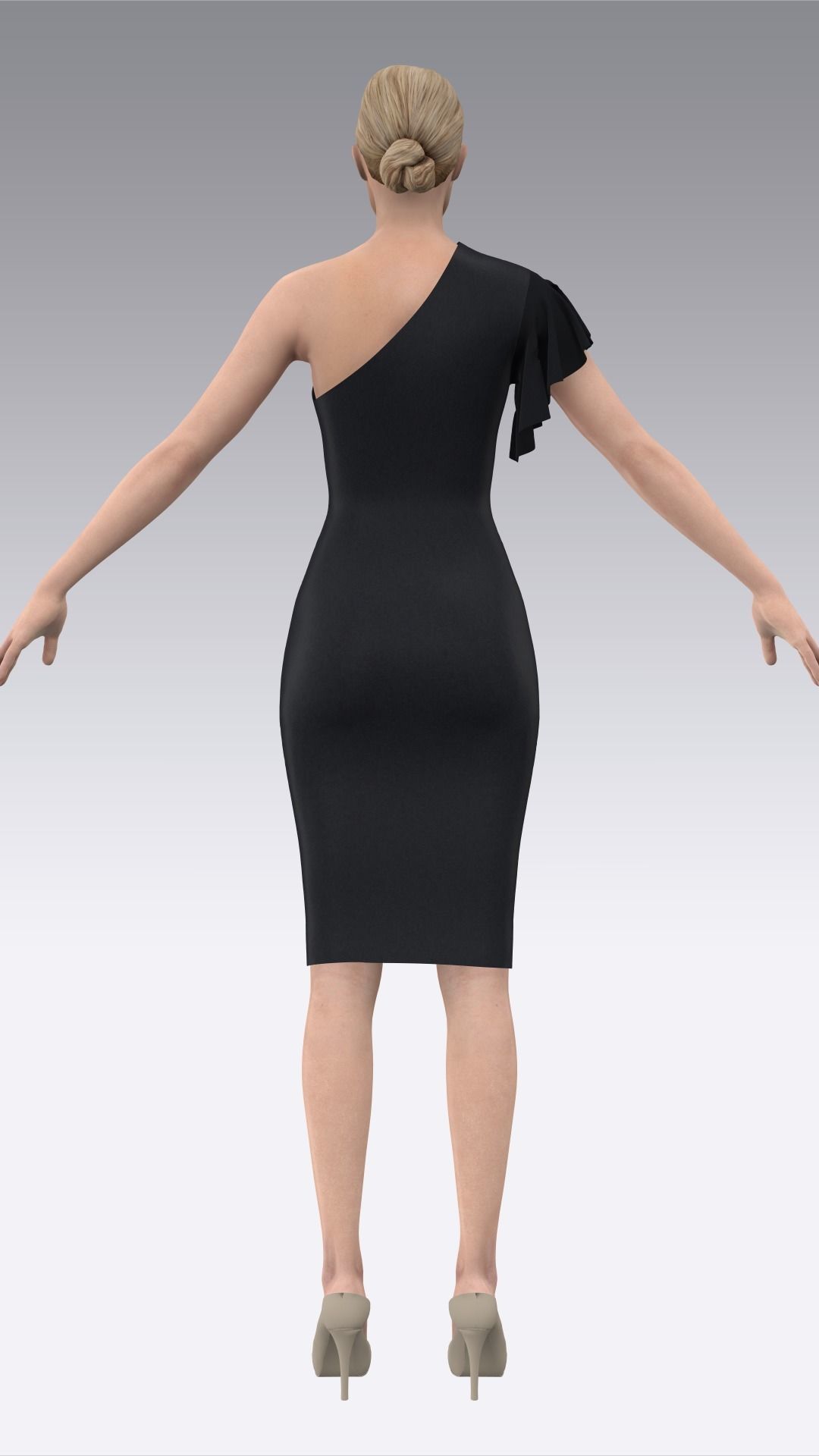 Dress Outfits MD CLO 3D ZPRJ ZPAC project files 3D model_26