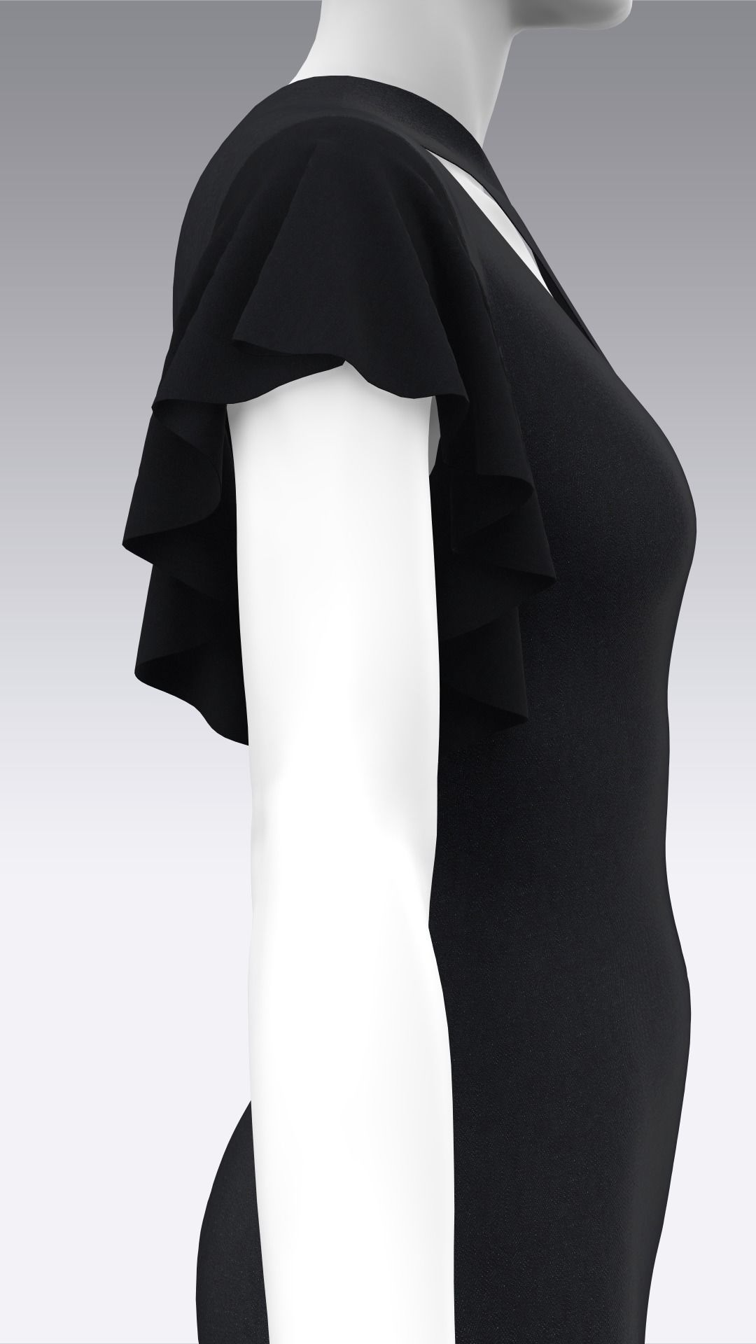 Dress Outfits MD CLO 3D ZPRJ ZPAC project files 3D model_41