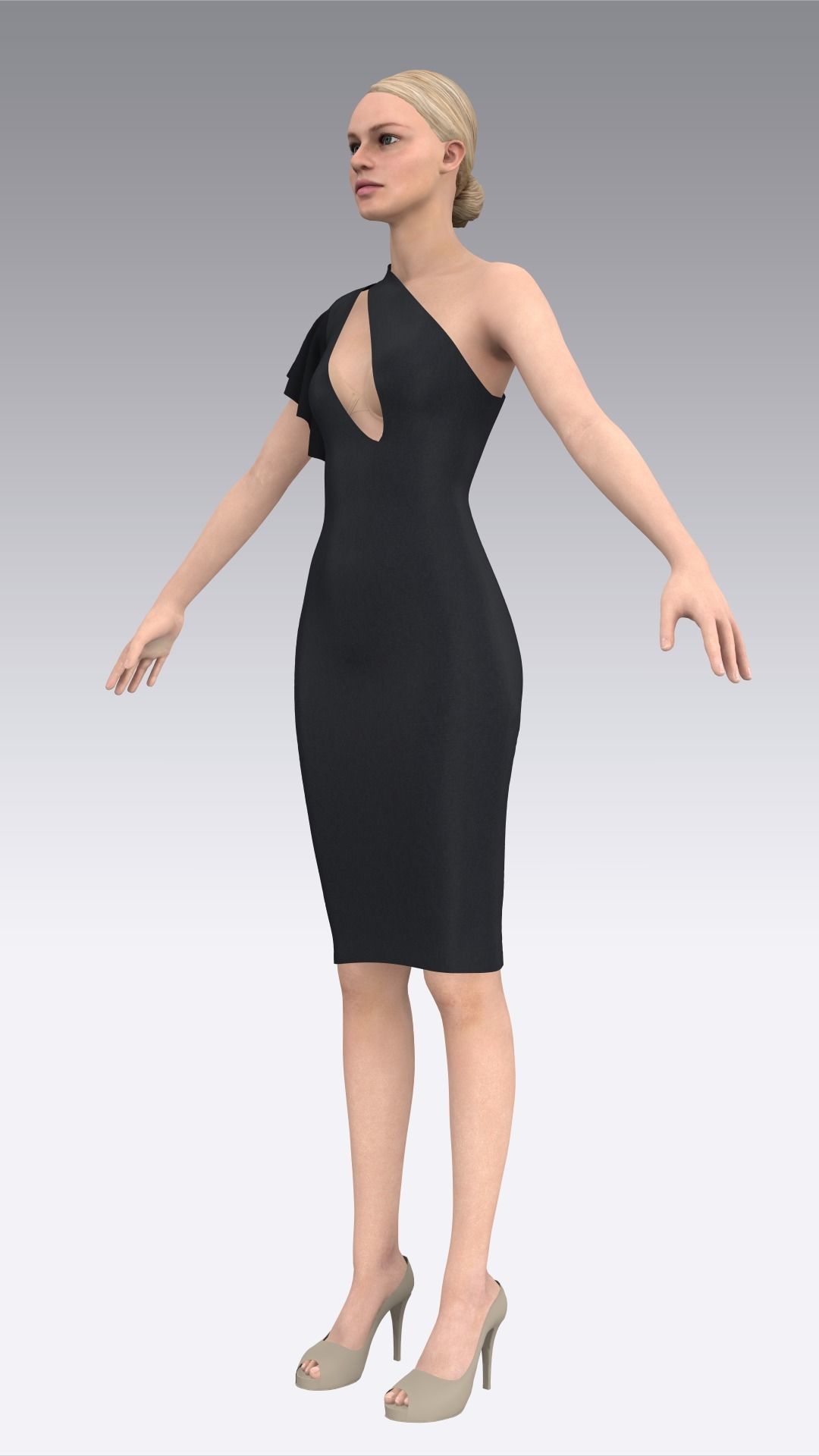 Dress Outfits MD CLO 3D ZPRJ ZPAC project files 3D model_29