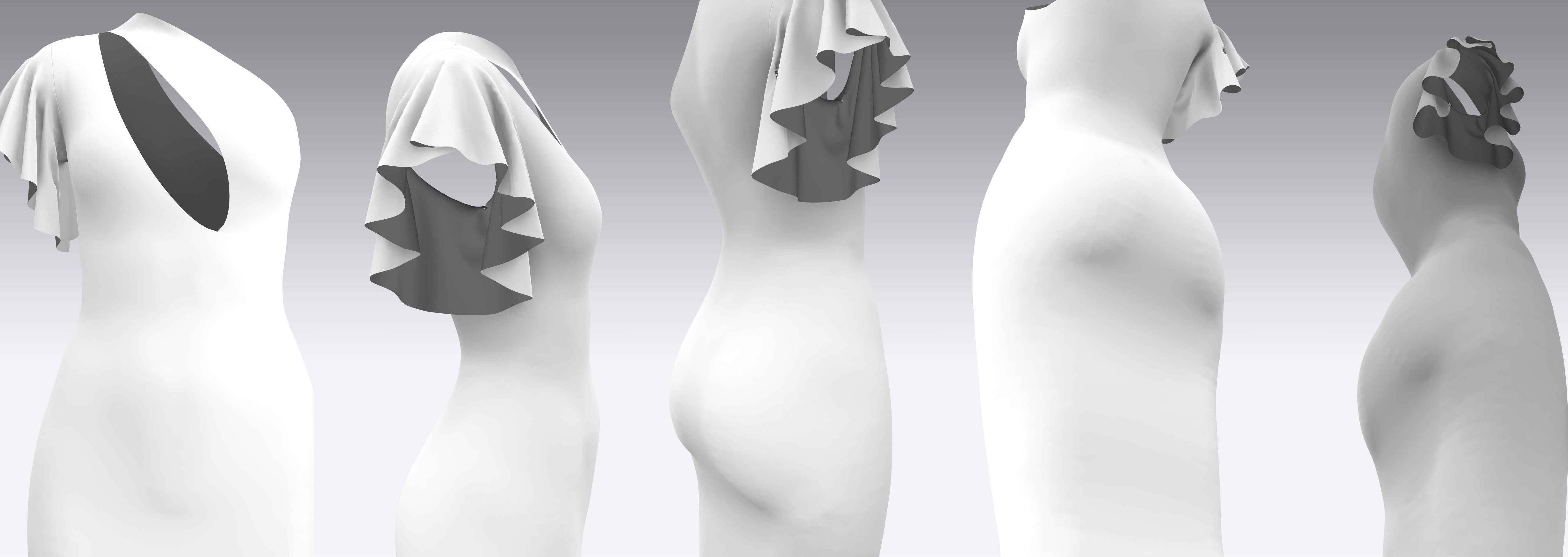 Dress Outfits MD CLO 3D ZPRJ ZPAC project files 3D model_6