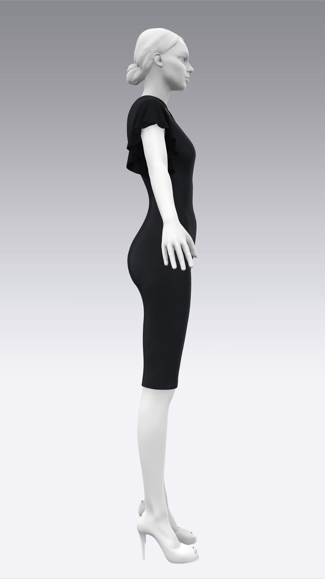 Dress Outfits MD CLO 3D ZPRJ ZPAC project files 3D model_11