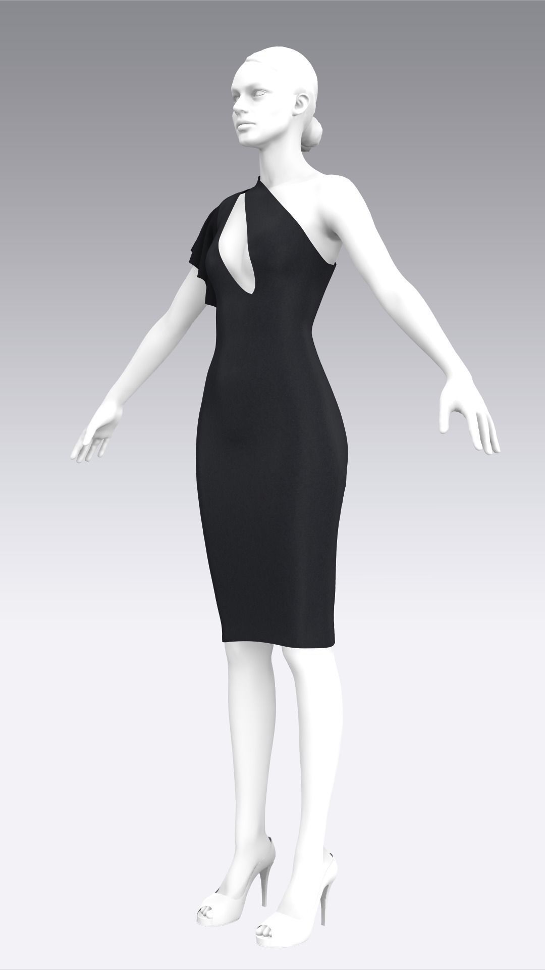 Dress Outfits MD CLO 3D ZPRJ ZPAC project files 3D model_21