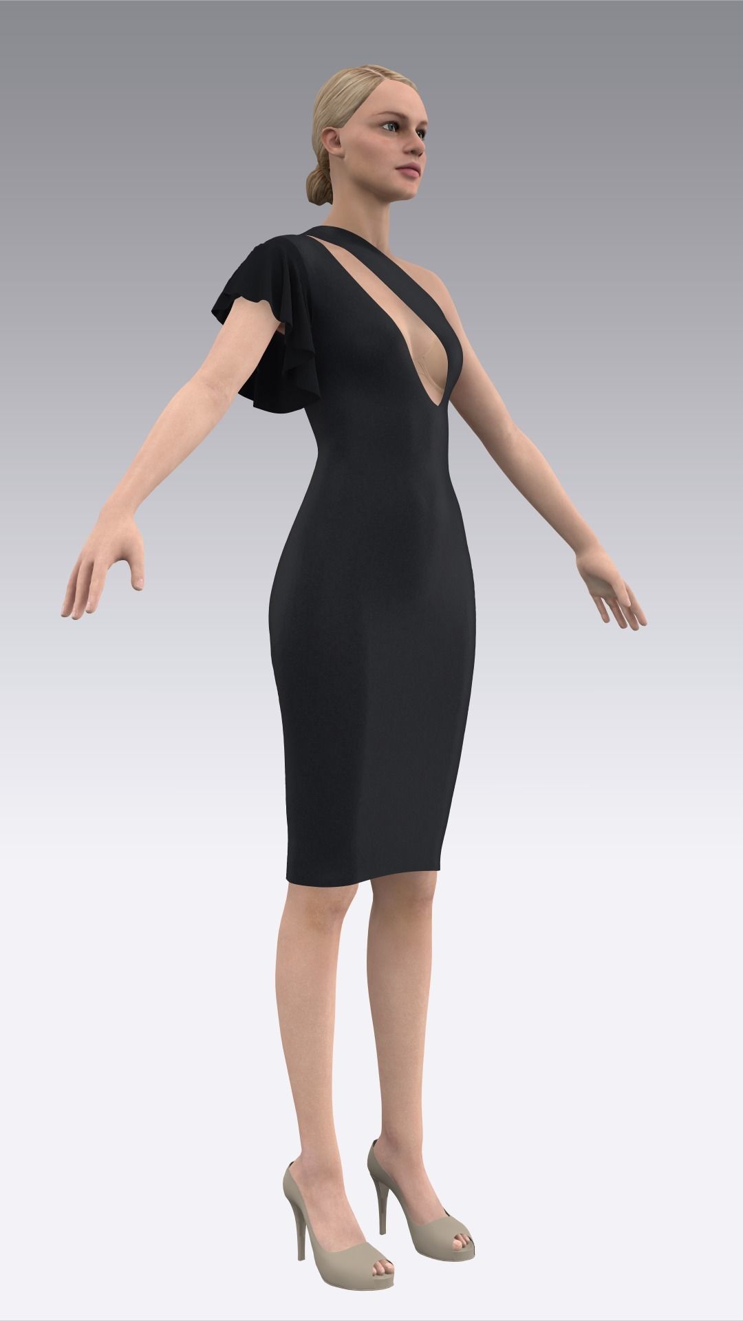 Dress Outfits MD CLO 3D ZPRJ ZPAC project files 3D model_18