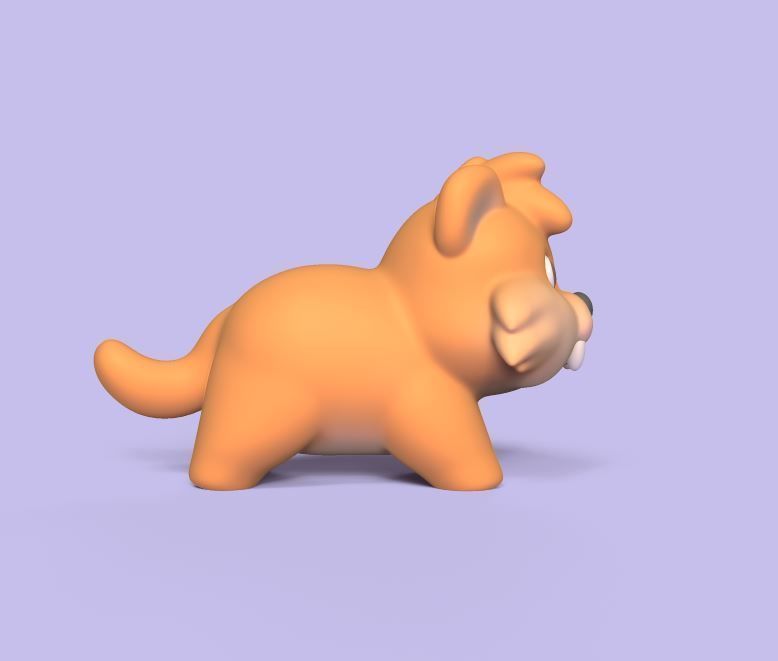 Little Saber Toothed Tiger 3D print model_2