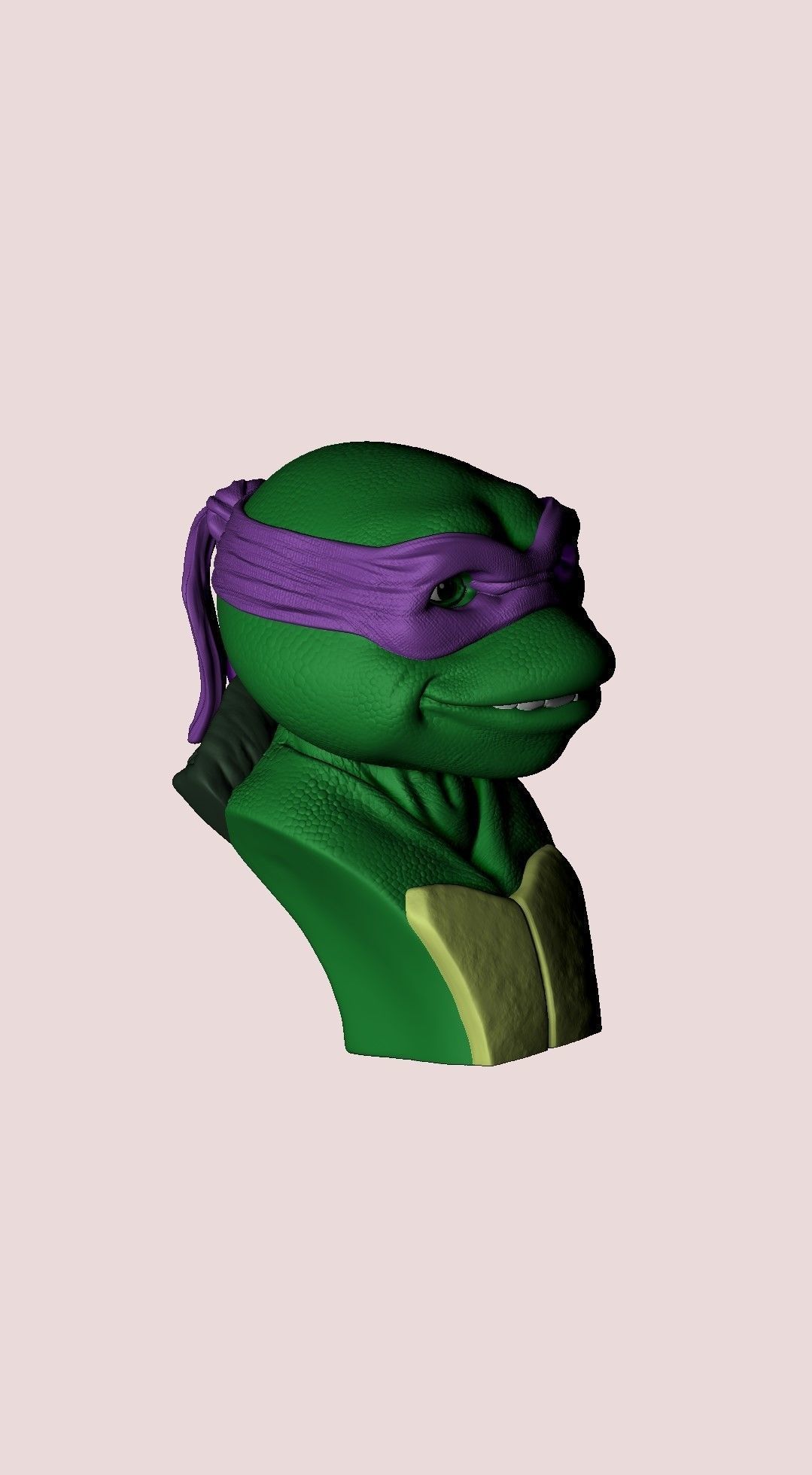 TURTLES 1990 BUSTS FOR 3D PRINT STL 3D print model_42