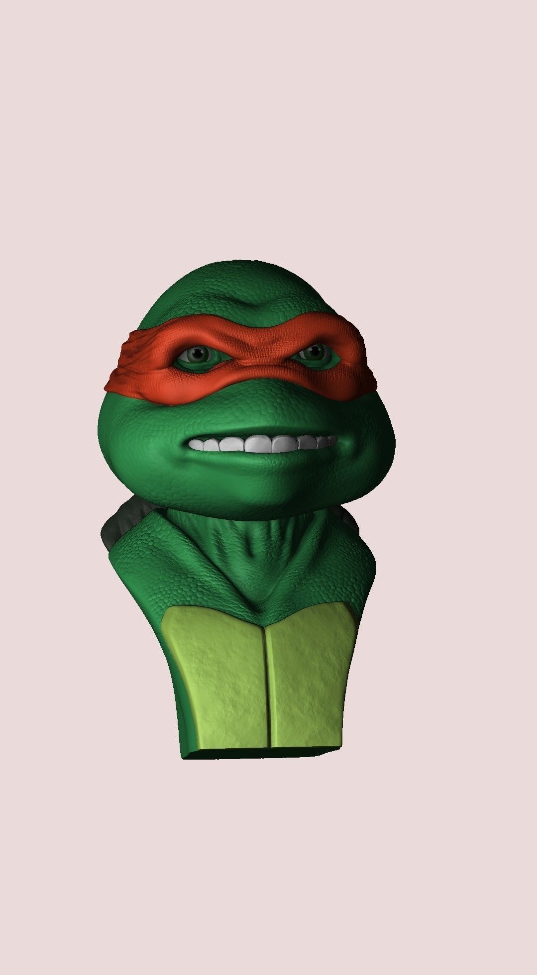 TURTLES 1990 BUSTS FOR 3D PRINT STL 3D print model_48