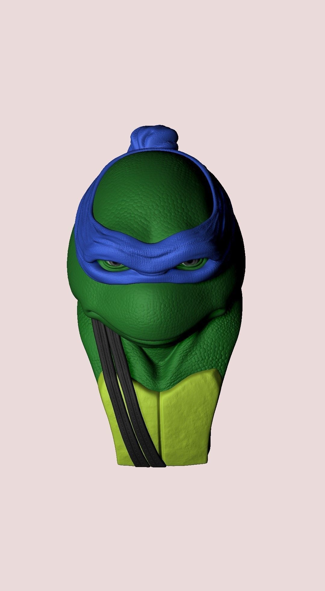 TURTLES 1990 BUSTS FOR 3D PRINT STL 3D print model_31