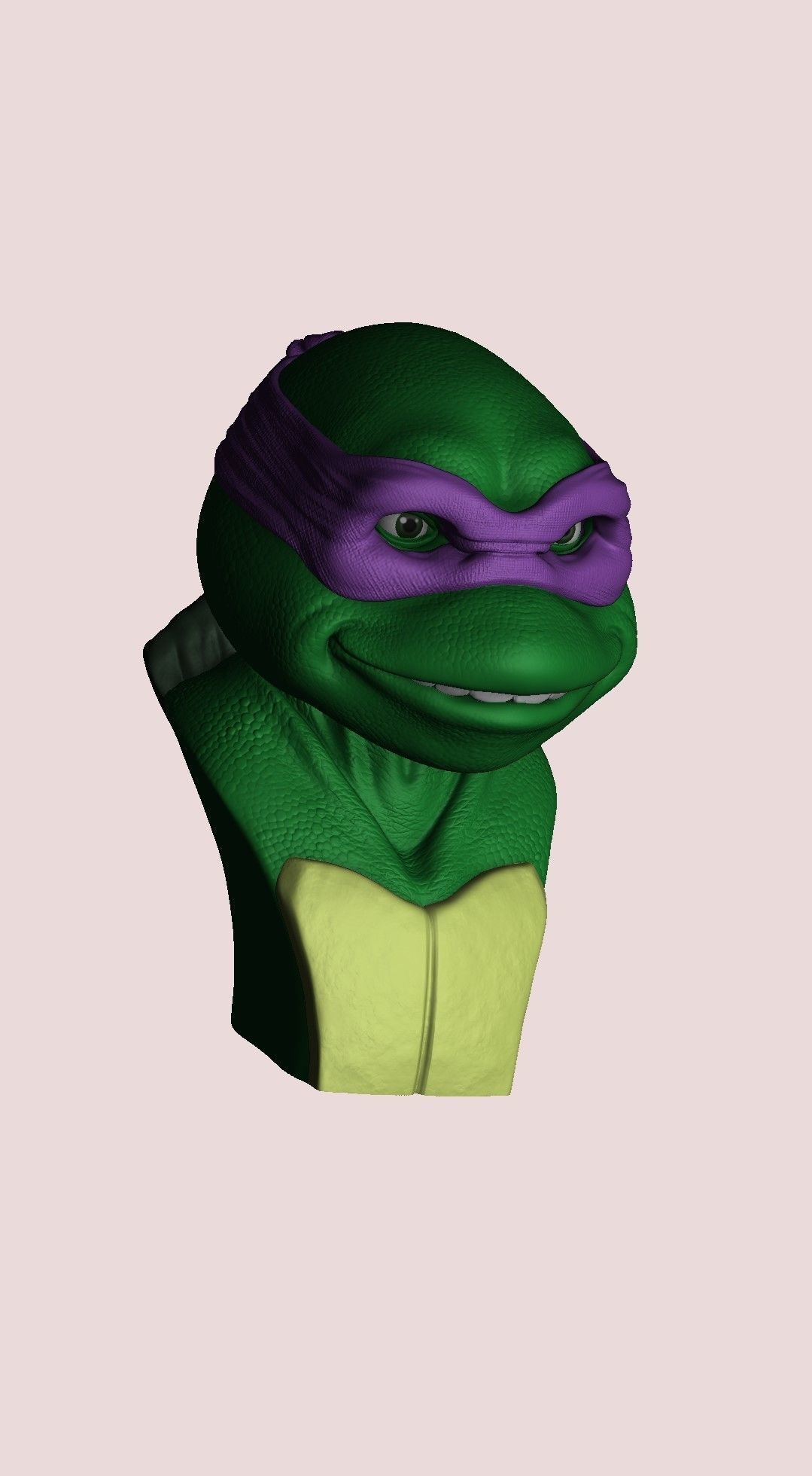 TURTLES 1990 BUSTS FOR 3D PRINT STL 3D print model_36