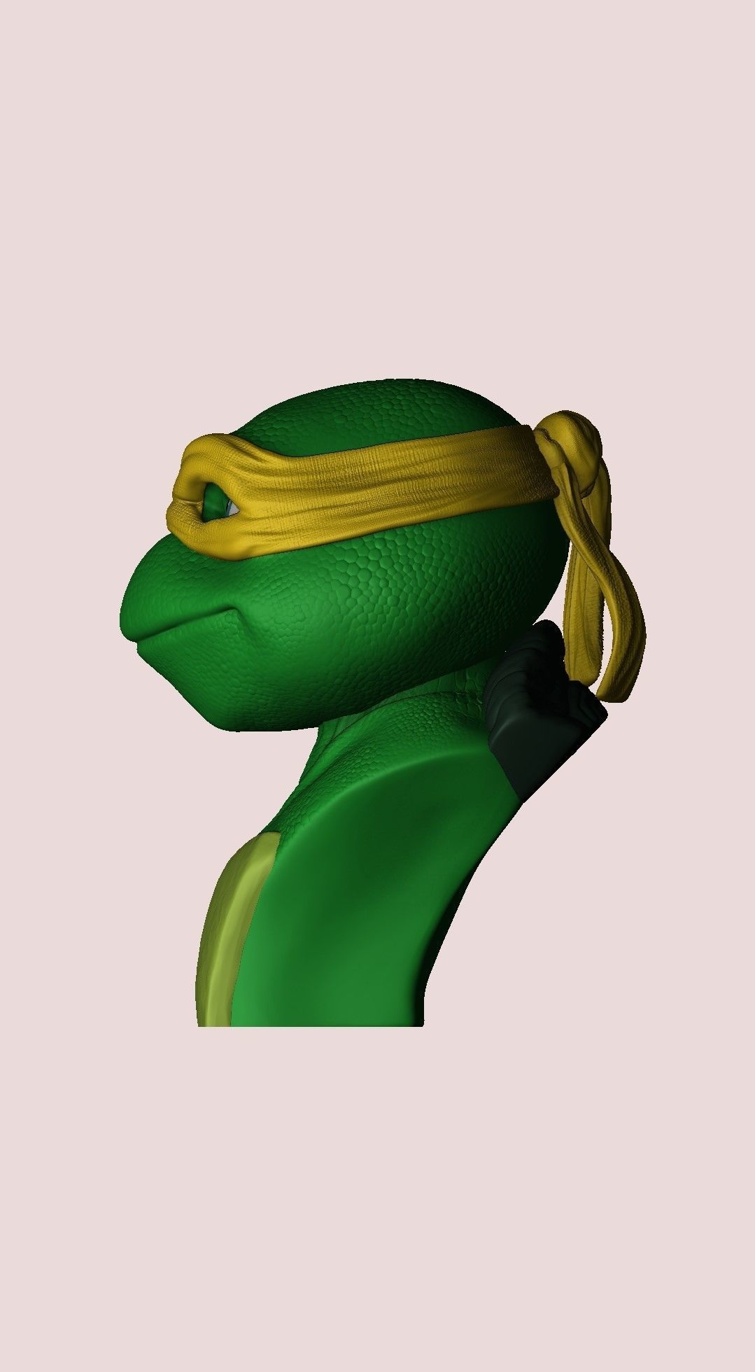 TURTLES 1990 BUSTS FOR 3D PRINT STL 3D print model_24