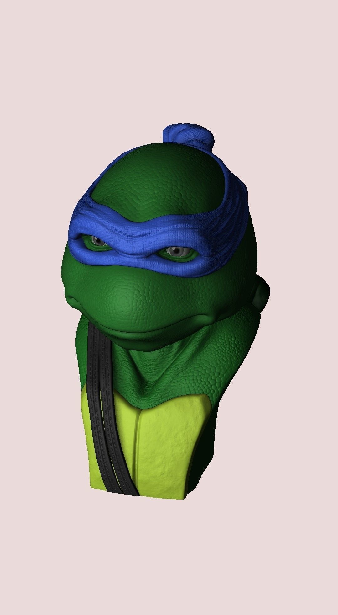 TURTLES 1990 BUSTS FOR 3D PRINT STL 3D print model_32