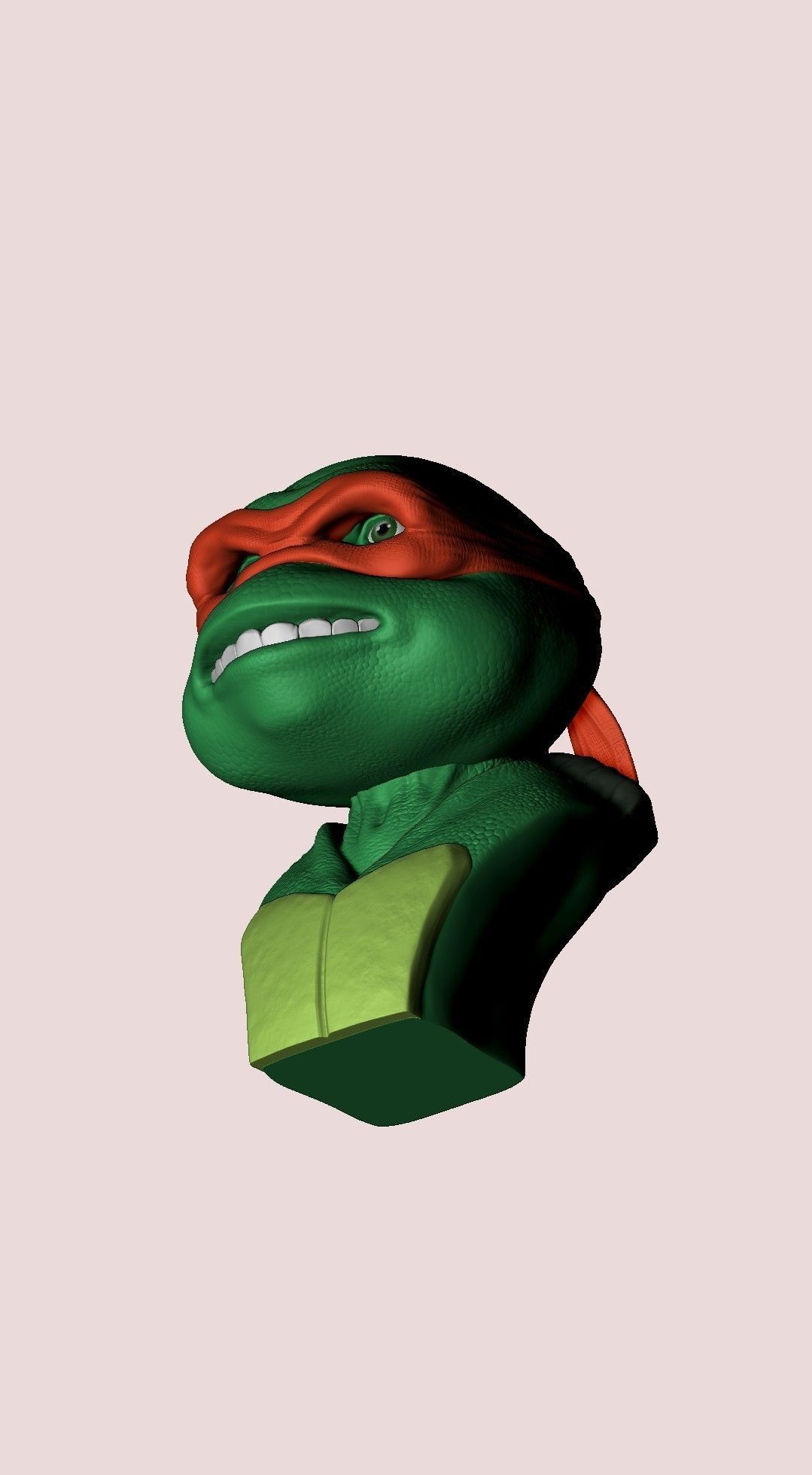 TURTLES 1990 BUSTS FOR 3D PRINT STL 3D print model_46