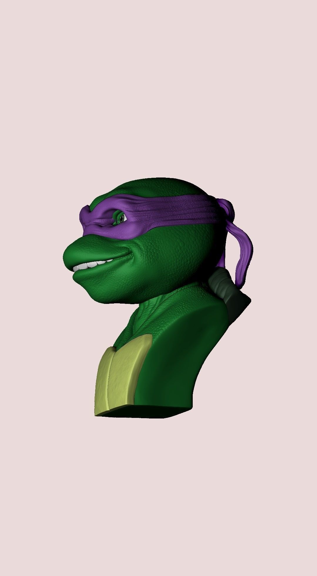 TURTLES 1990 BUSTS FOR 3D PRINT STL 3D print model_38