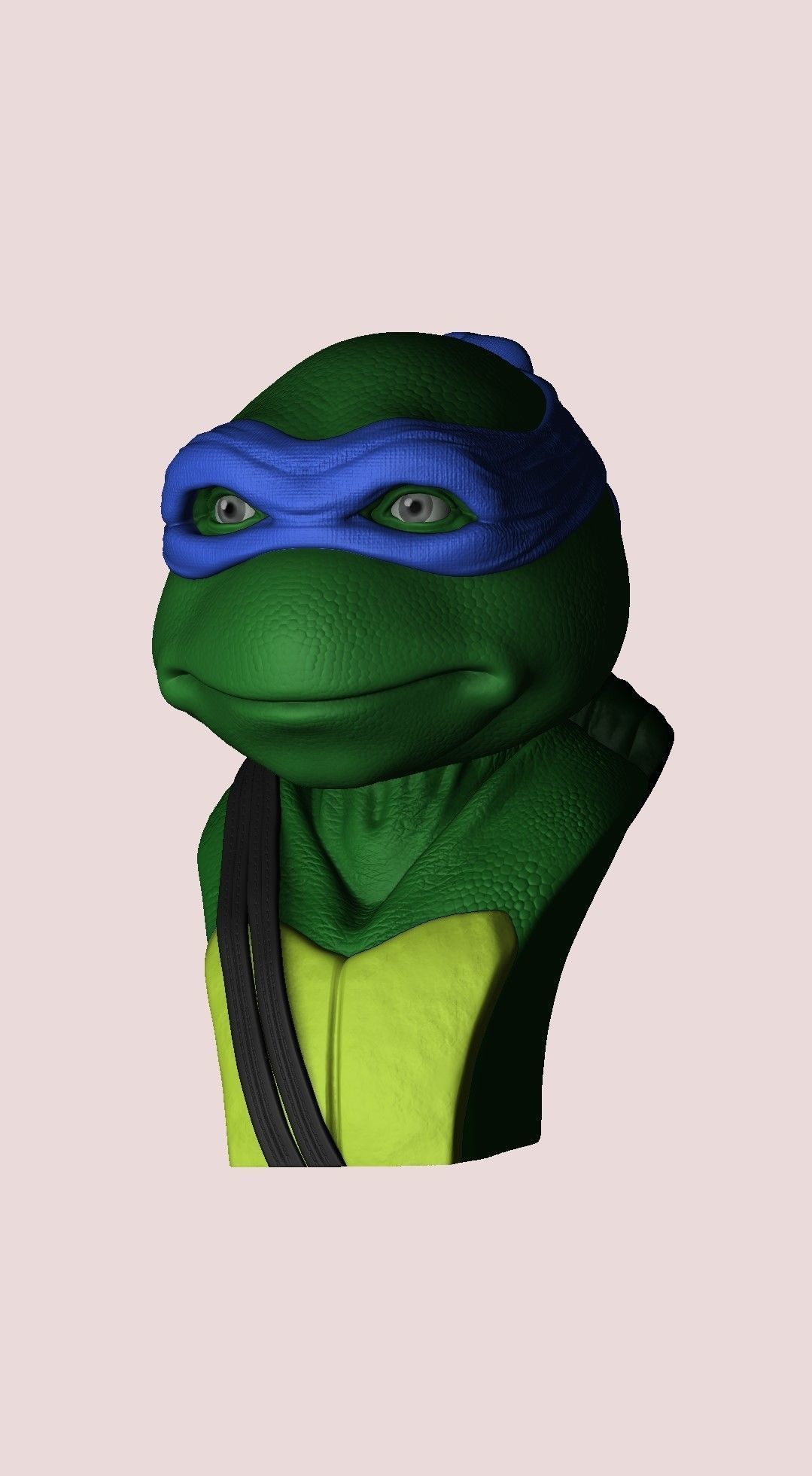 TURTLES 1990 BUSTS FOR 3D PRINT STL 3D print model_30