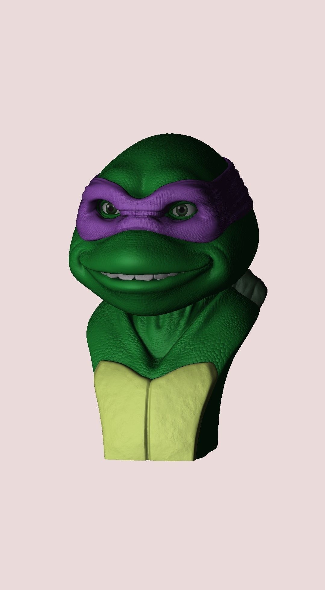 TURTLES 1990 BUSTS FOR 3D PRINT STL 3D print model_8