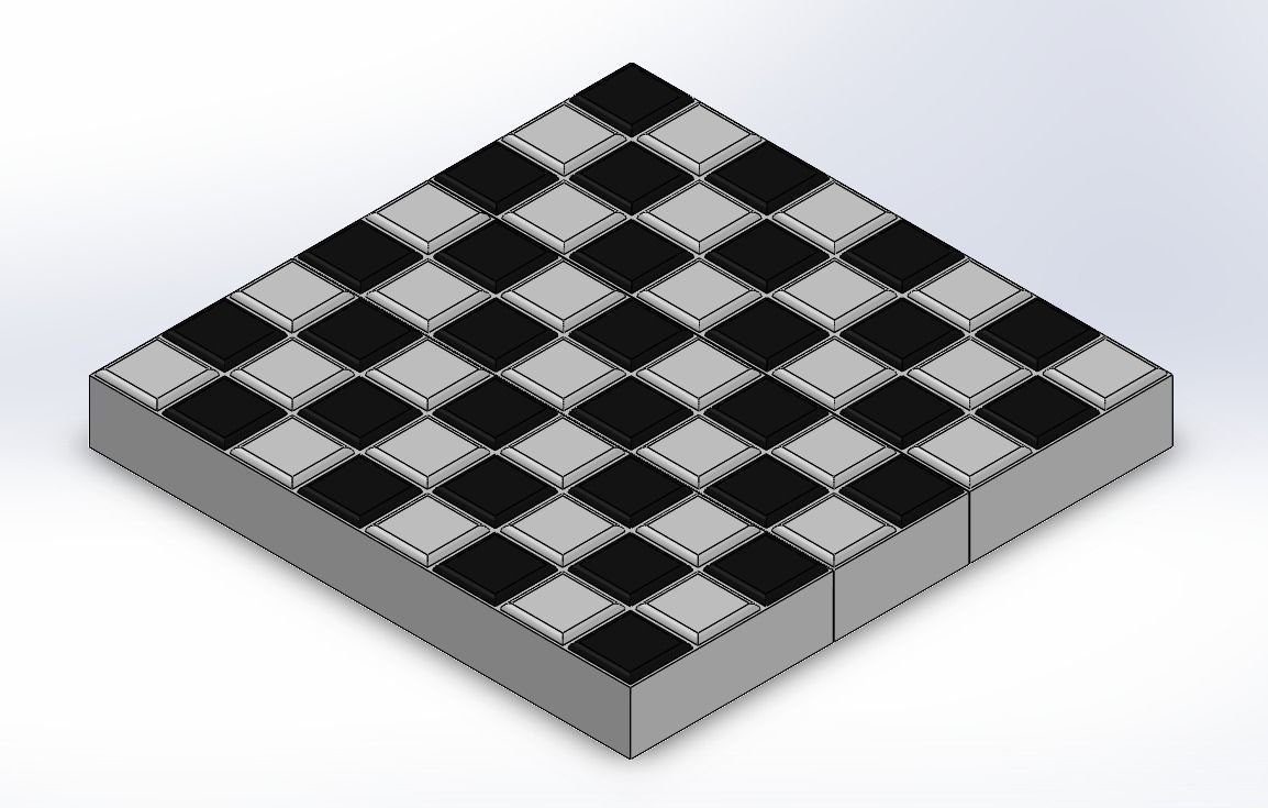 Chess - print in place set  3D print model_4