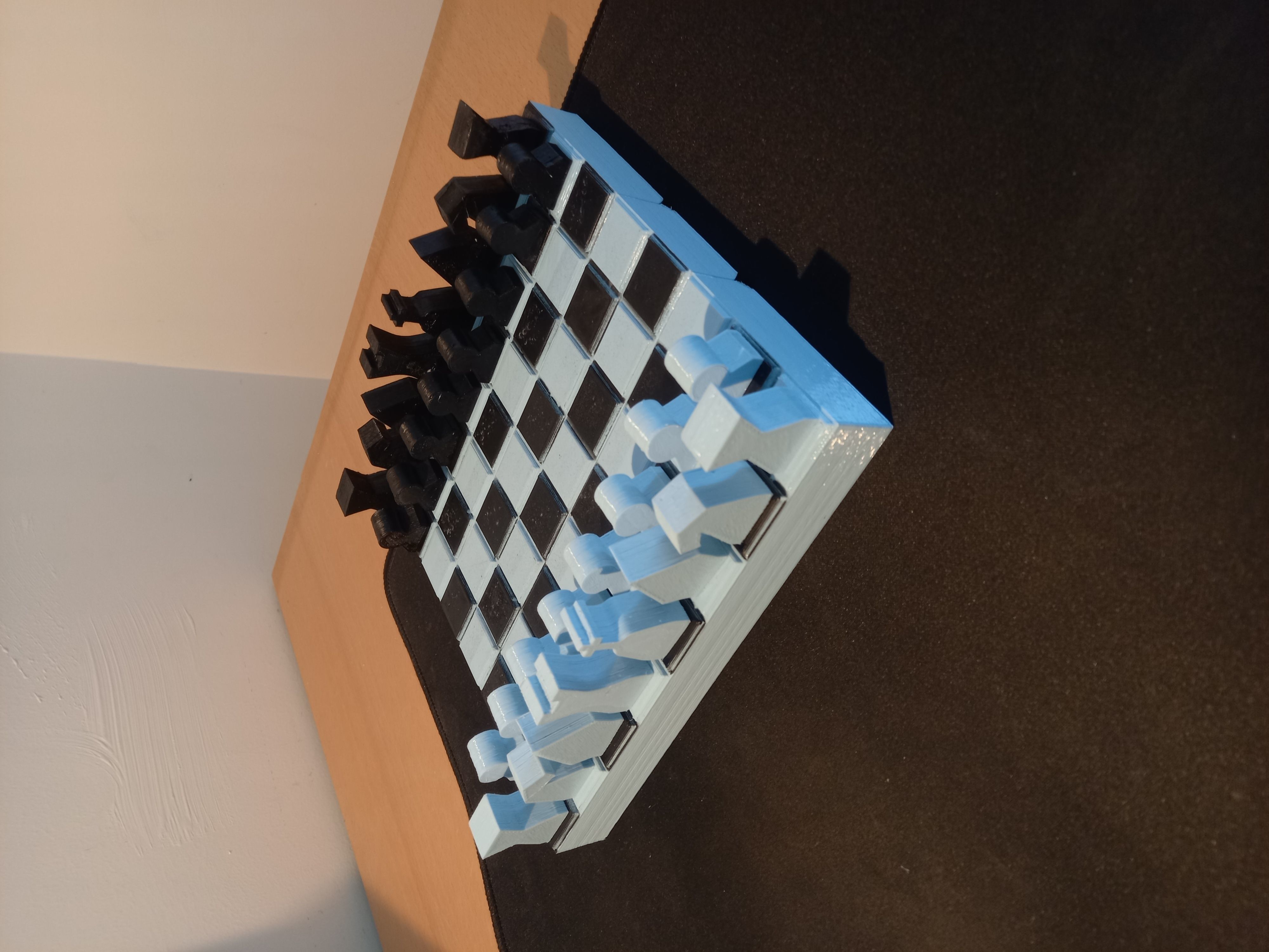 Chess - print in place set  3D print model_3