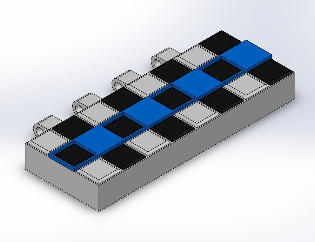 Chess - print in place set  3D print model_9