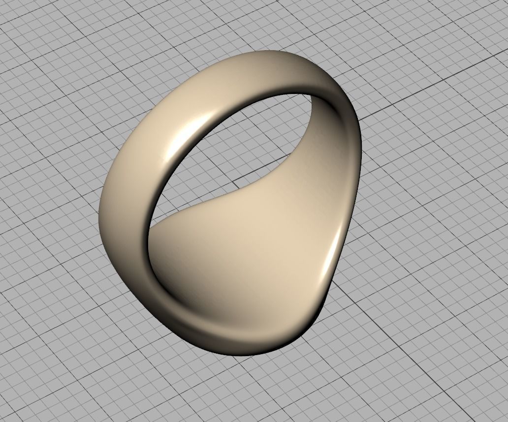 Scottish Rampant Lion Signet Ring Solid Ring 3dmodel 3D print model_20