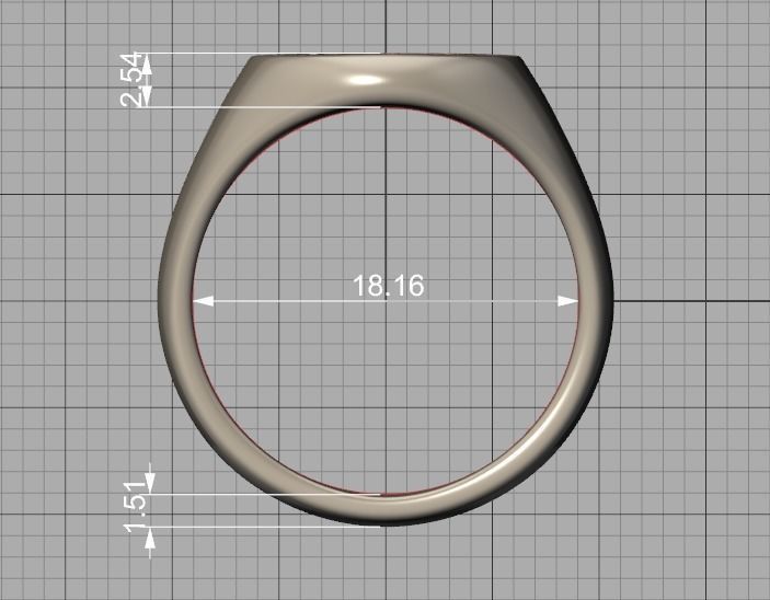 Scottish Rampant Lion Signet Ring Solid Ring 3dmodel 3D print model_15