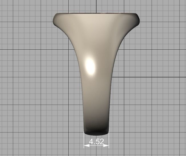 Scottish Rampant Lion Signet Ring Solid Ring 3dmodel 3D print model_16