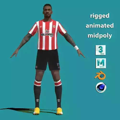 Ivan Toney Brentford 3D model