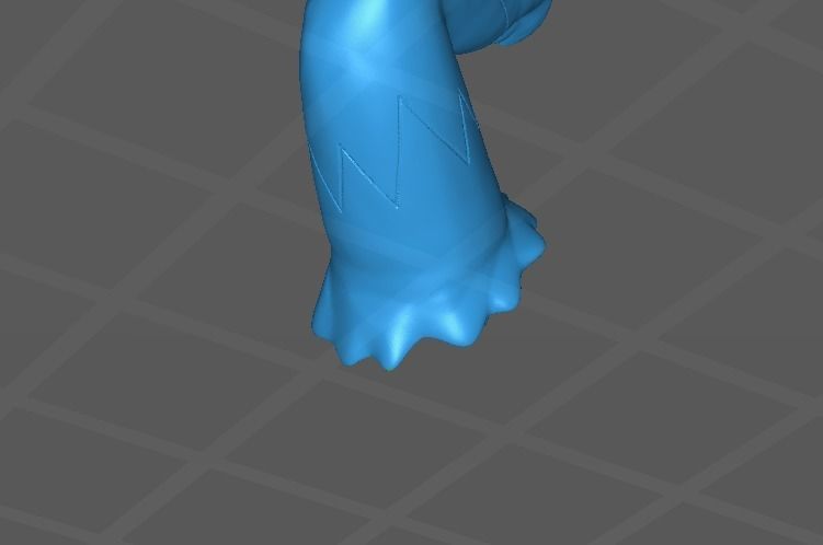 Mega Blaziken pokemon 3D print model 3D print model_11