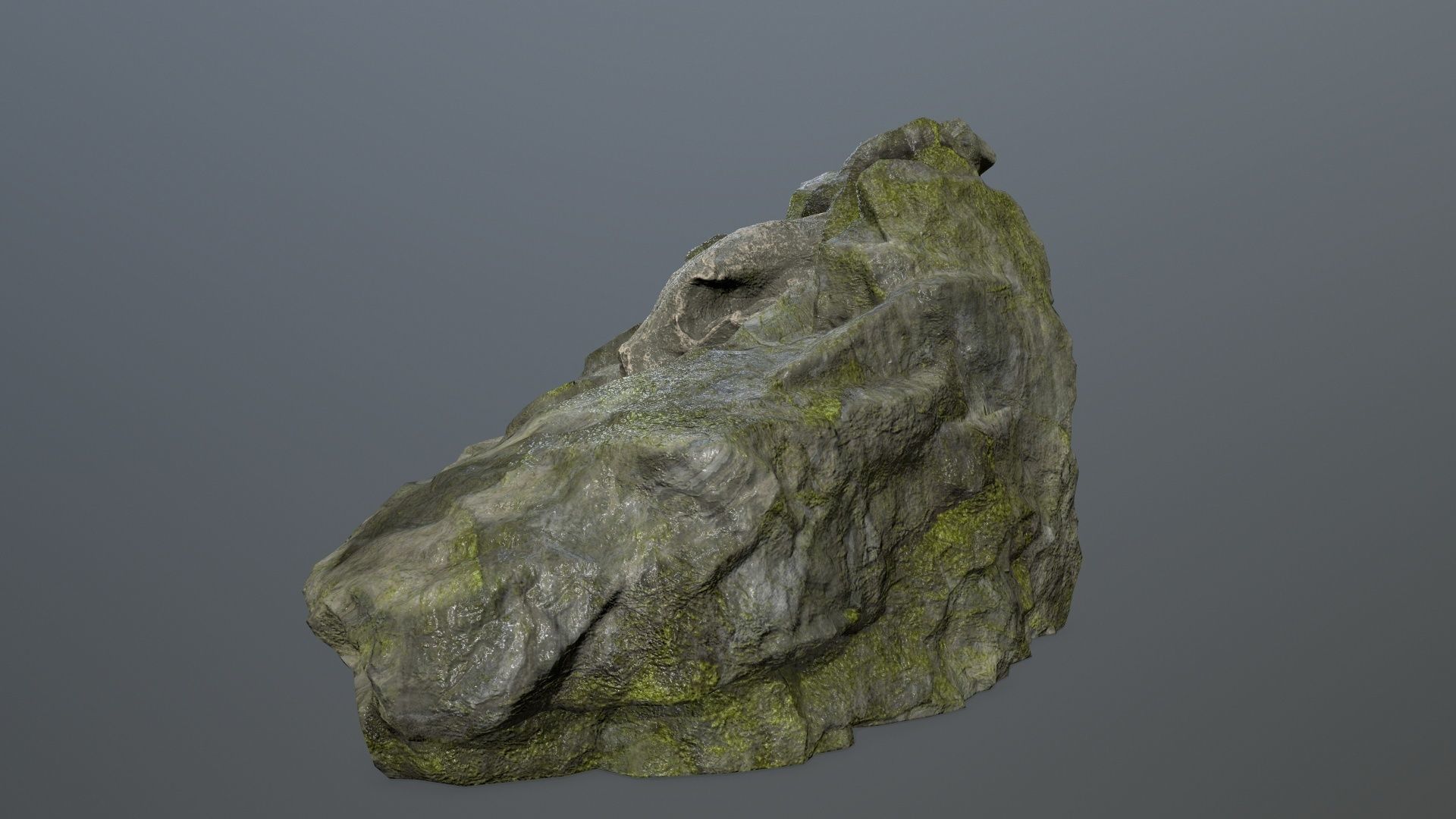 Skull Gate 6 Low-poly 3D model_8