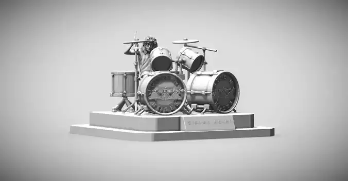 steven adler GNR - 3d printing 3D print model