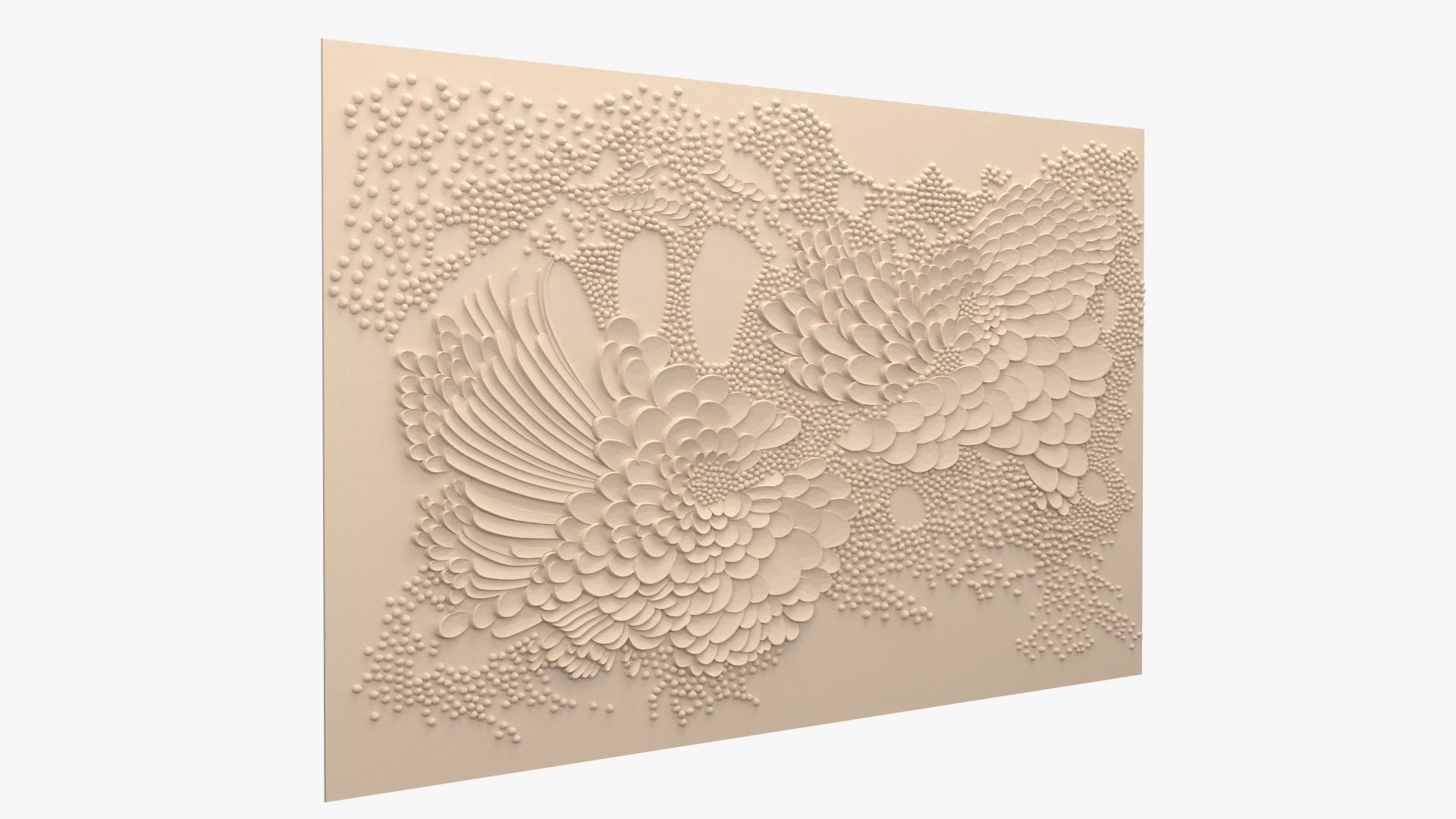 3D Wall Panel STL Model for CNC and 3D Printing 01 3D model_1