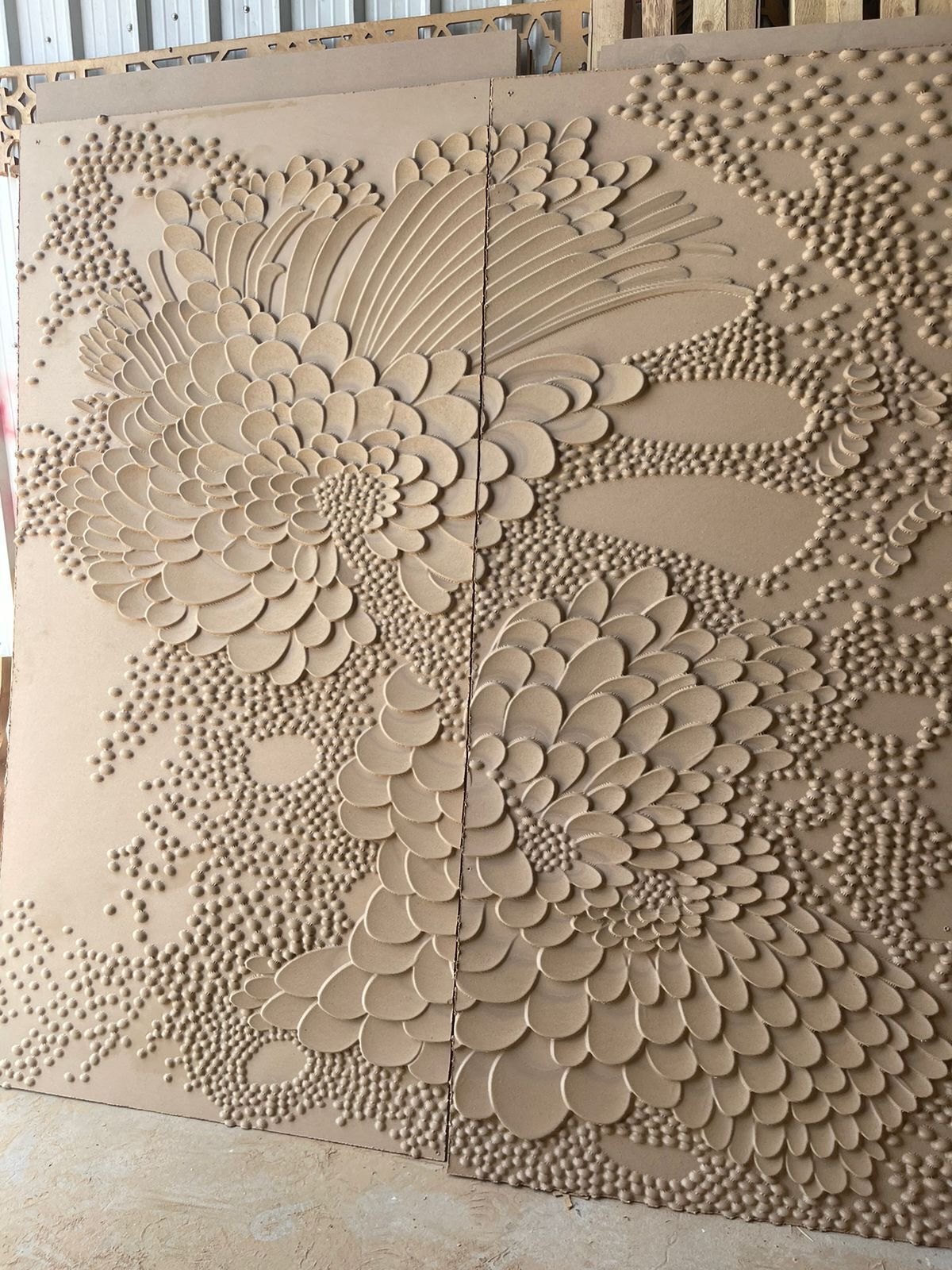 3D Wall Panel STL Model for CNC and 3D Printing 01 3D model_2