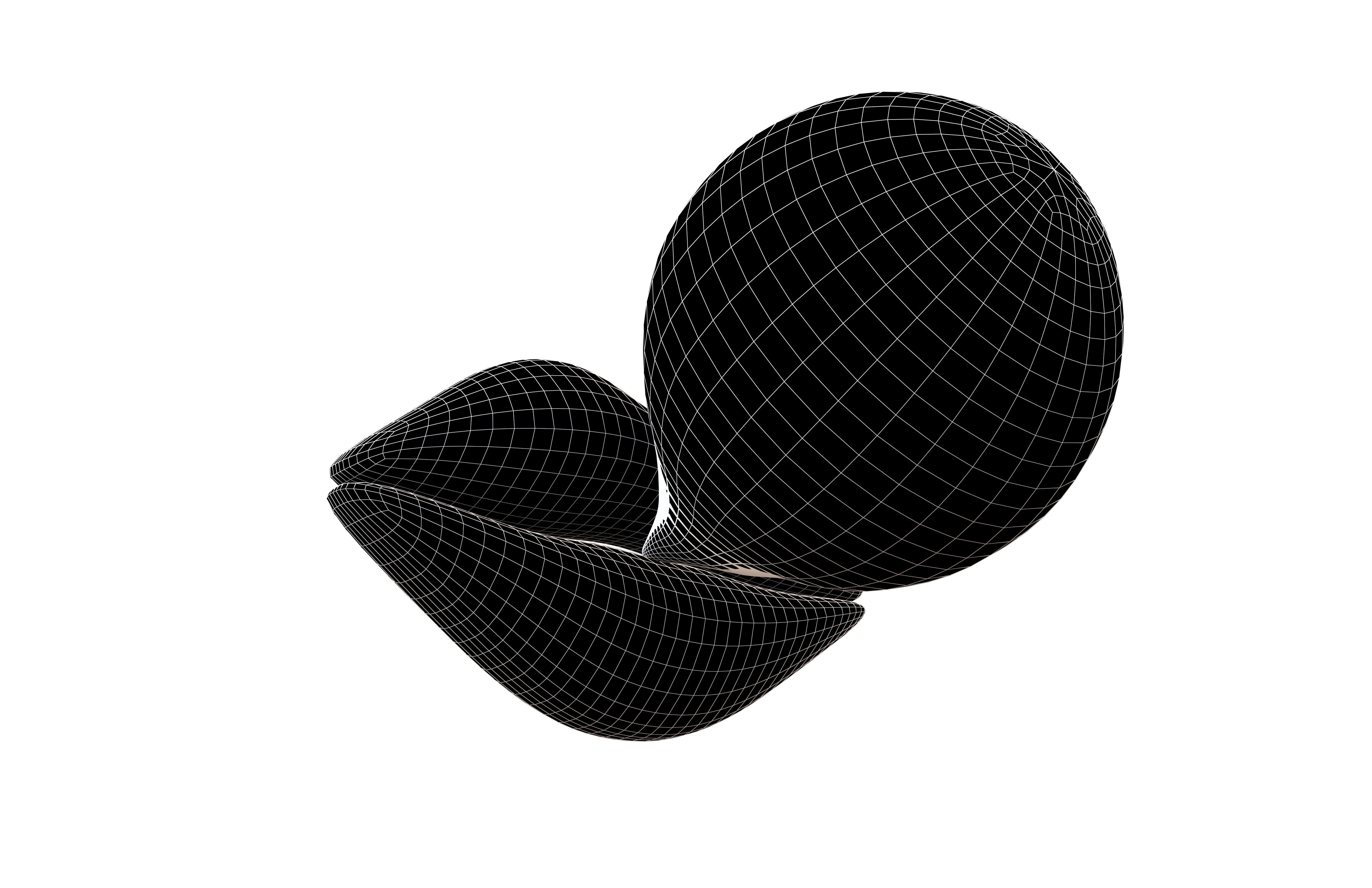 Cartoon Lips With Bubblegum v1 002 Low-poly 3D model_7