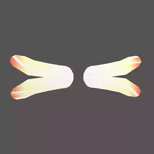 Low Poly Wings v2 001 Free low-poly 3D model