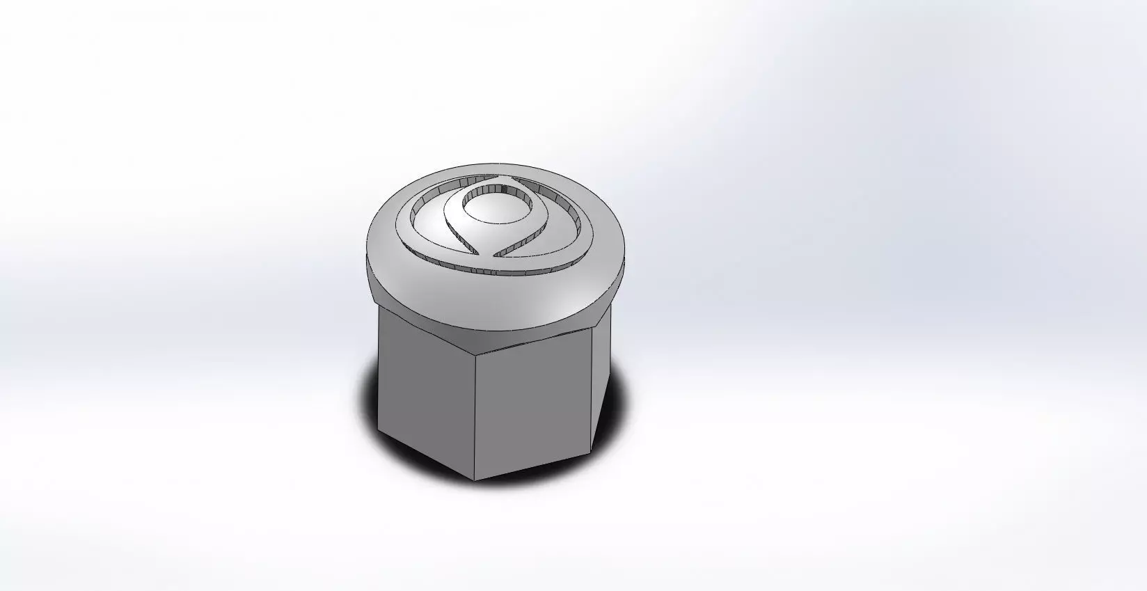 M12 nut cover for 3D print to cars Free 3D print model