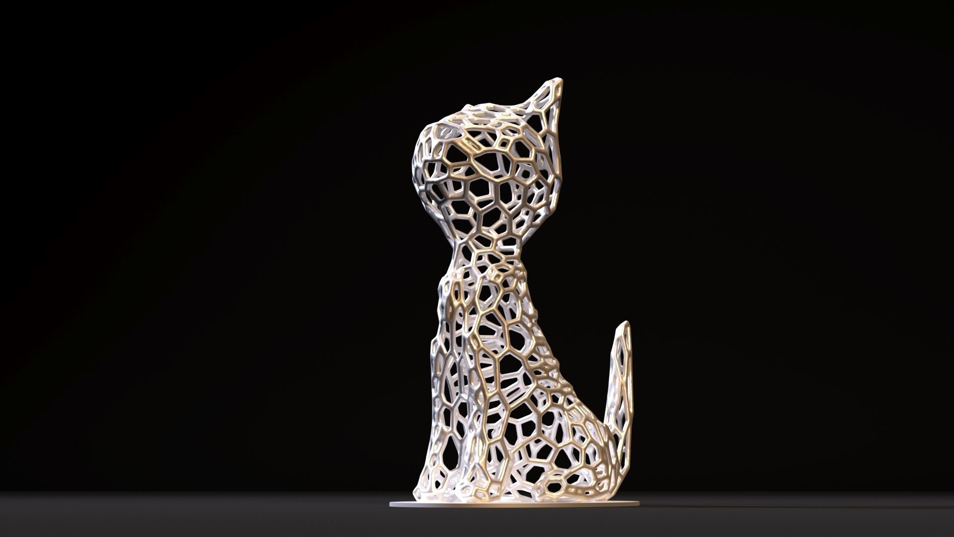 Cat decor 3D print model_9