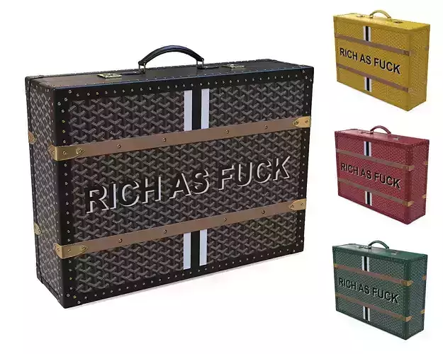 Goyard Suitcase Rich As F