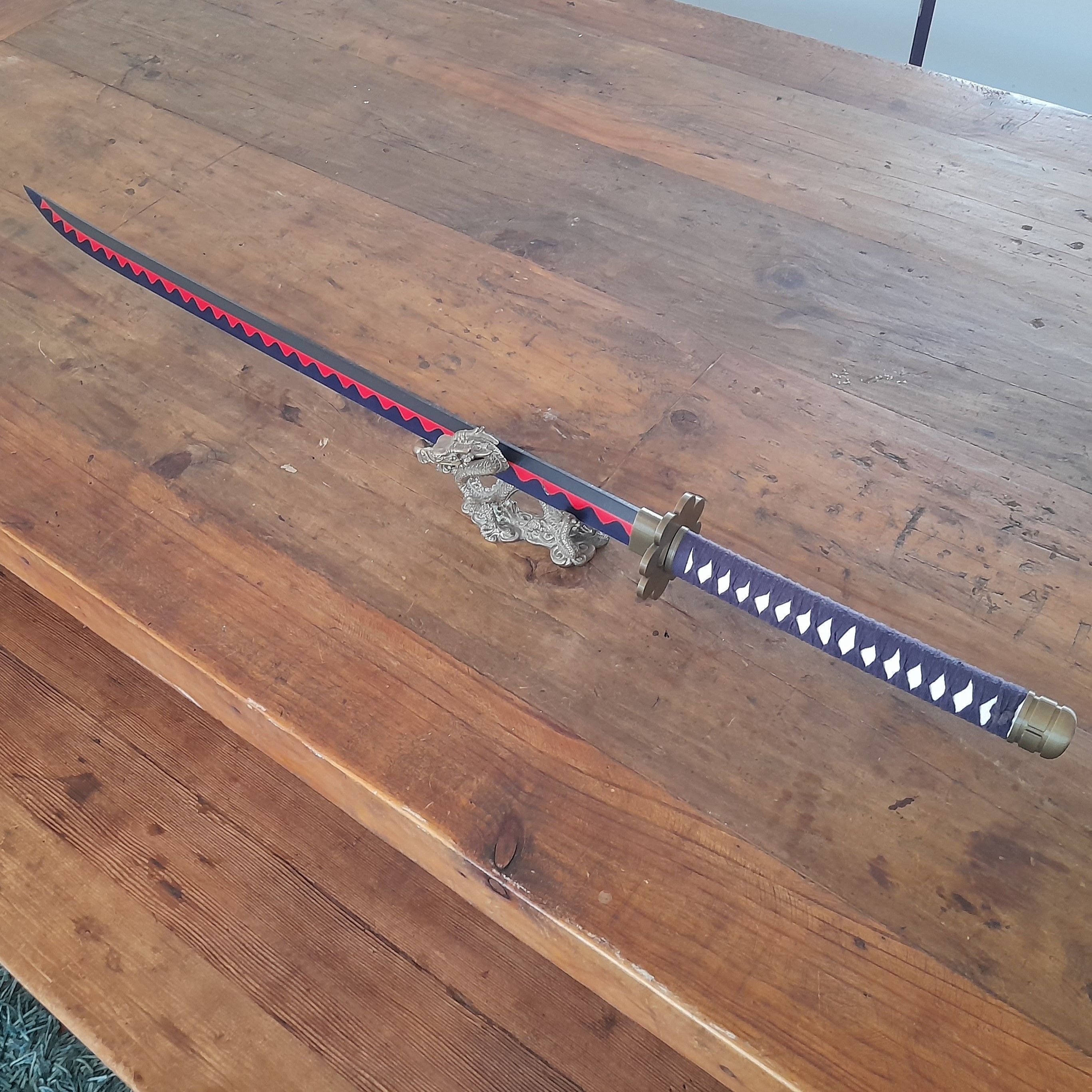 Shusui samurai sword 3D print model_5