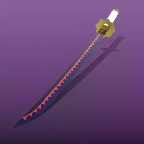 Shusui samurai sword 3D print model