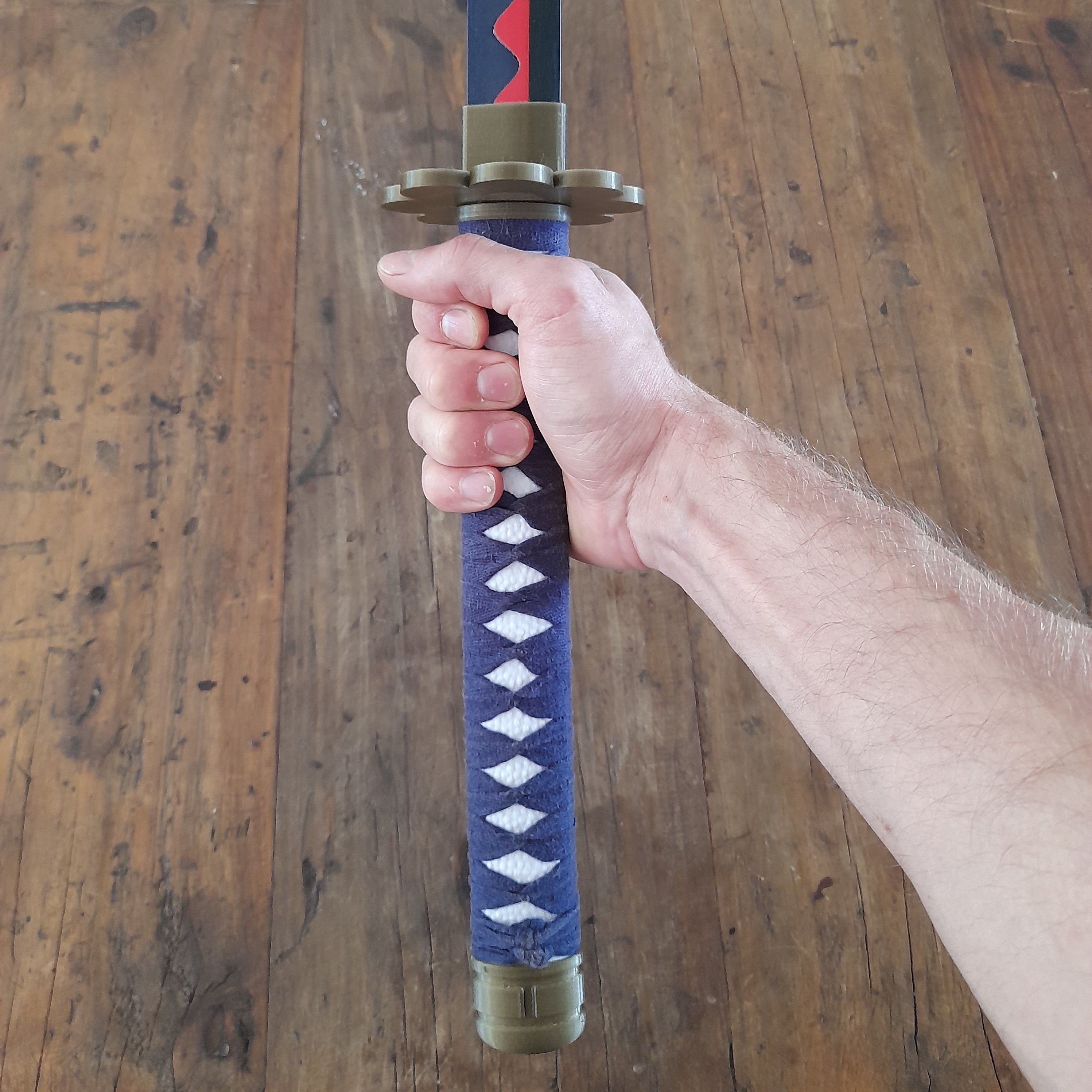 Shusui samurai sword 3D print model_8