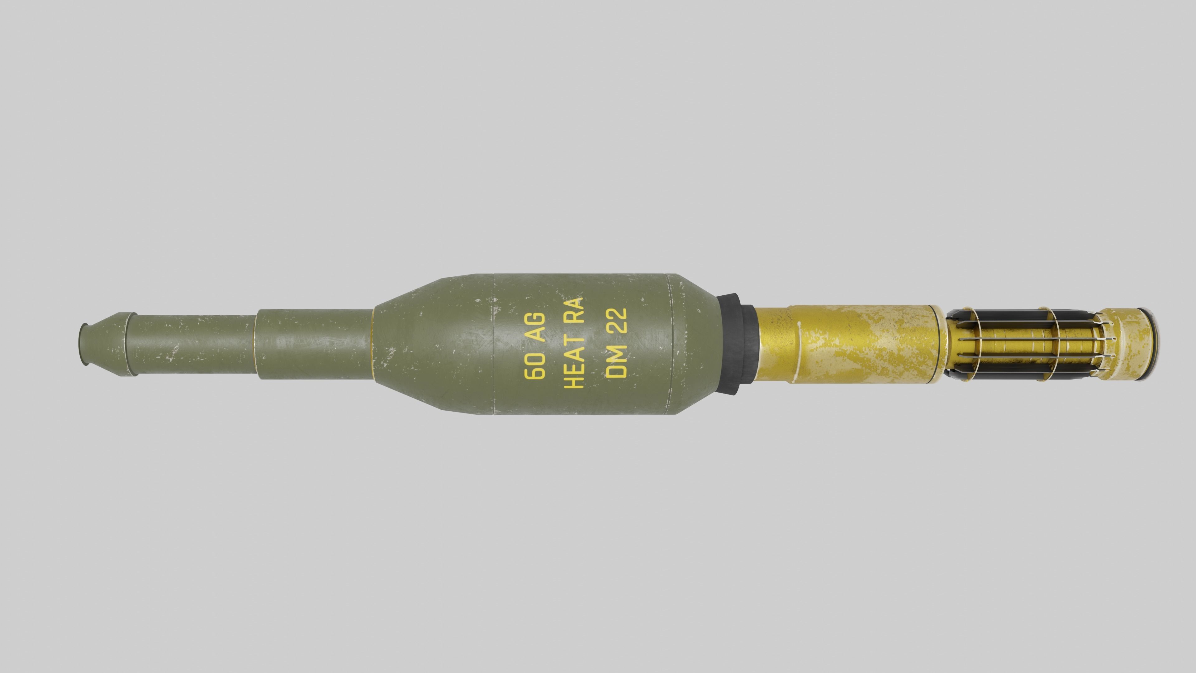 Ultimate Panzerfaust 3 Rocket Launcher Pack Low-poly 3D model_12